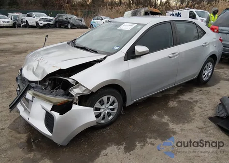 2016 Toyota Corolla L из США, поврежденный, VIN 5YFBURHE3GP536068